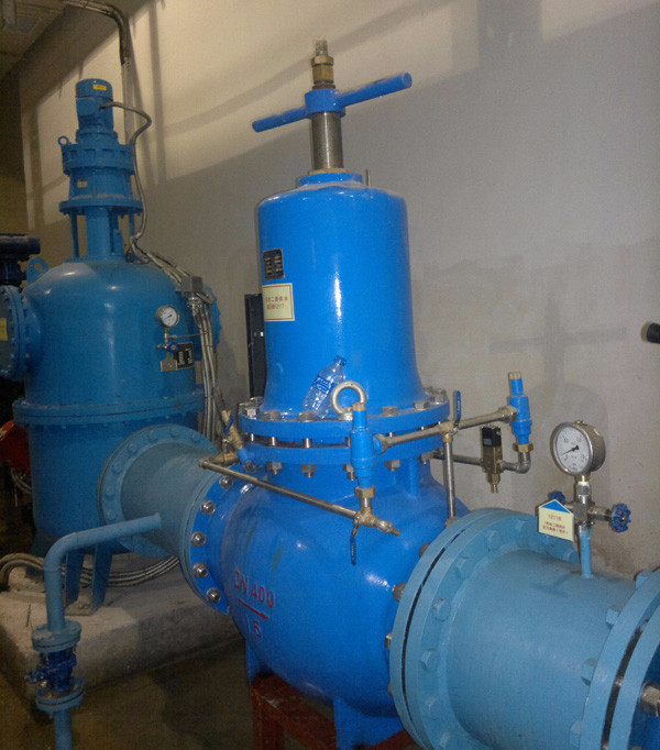 上圖為阿海水電站使用的中基ZJY46H活塞式減壓閥其中之一,直徑400mm